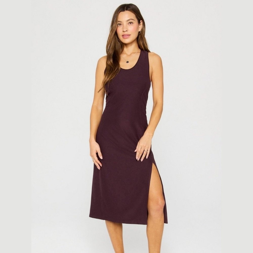 Fabletics Deep Purple Midi Dress